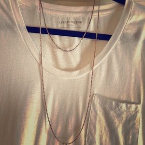 Nordstrom fashion necklace rhinestones in gold